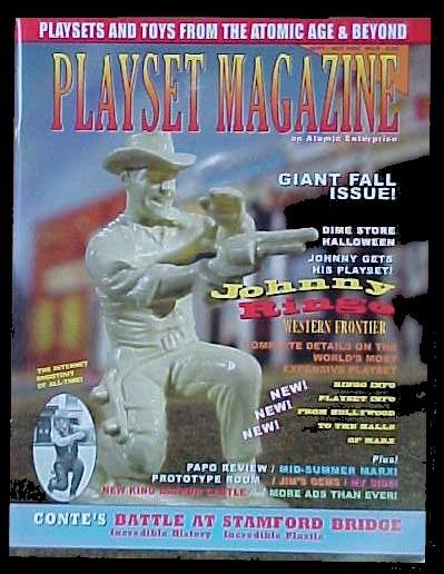 Playset Magazine issue #5 ''Marx Johnny Ringo playset, MPC Spacemen and Monsters plus Conte's ZULU sets''