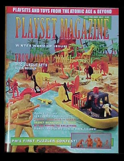 Playset Magazine issue #7 ''MPC Jungle playsets, MPC Boats plus Marx See+Play Dollhouse''