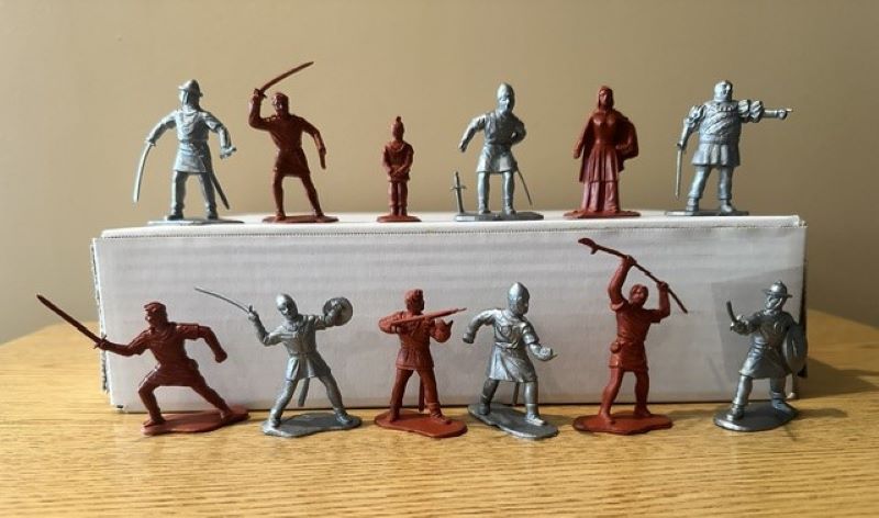 Reamsa William Tell, Men at Arms, Peasant Set 12 figures in all 12 poses