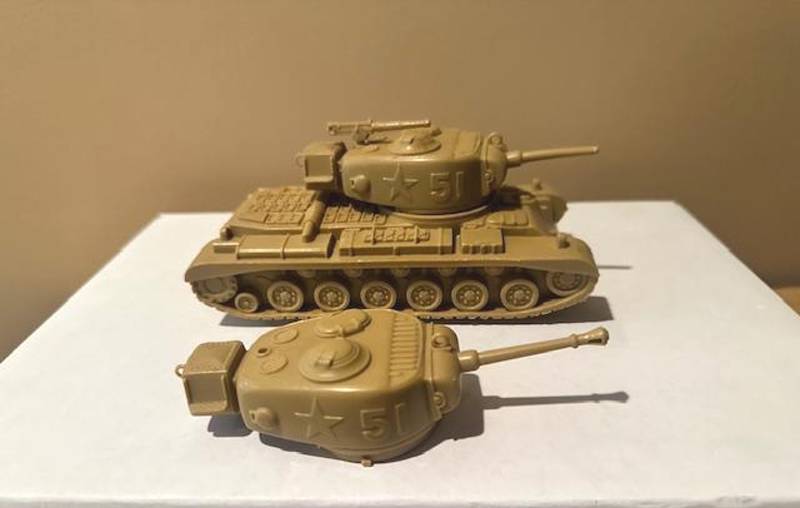 Marx original and vary rare M51 Tank in tan 