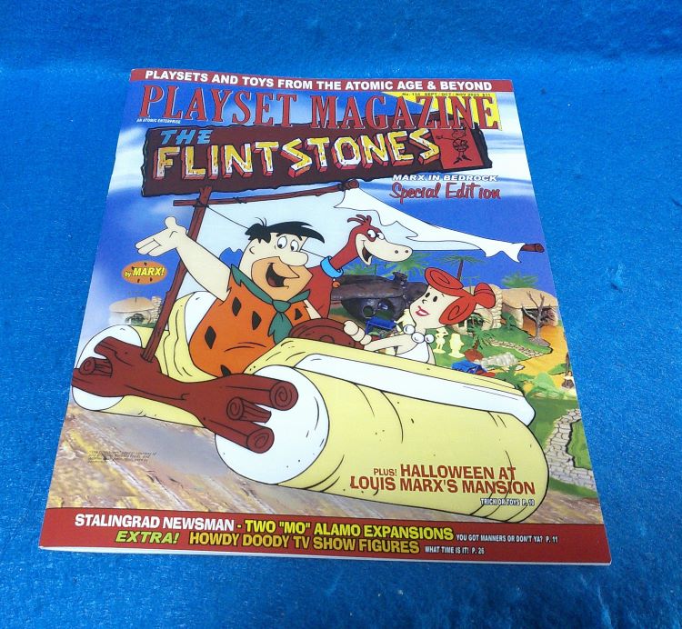 Playset Magazine #134-Marx Flintstones + much more