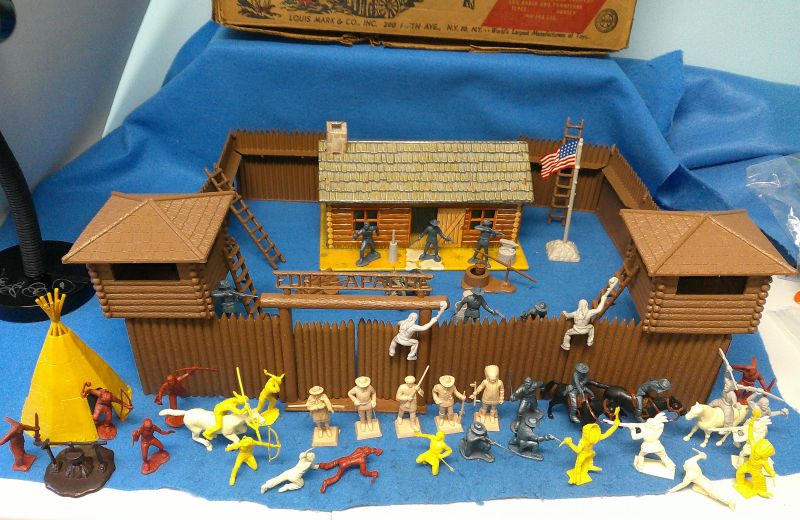 Marx Fort Apache #3615 from 1955, 60mm Cavalry, 60mm Toy Soldiers+Marx ...