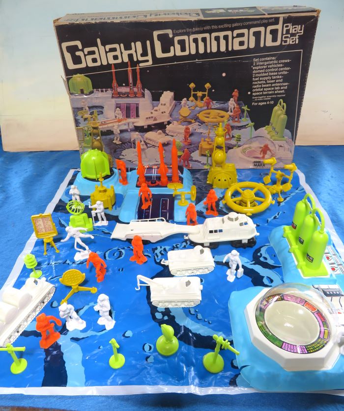 Marx #4206 vintage Galaxy Command playset in box from 1979
