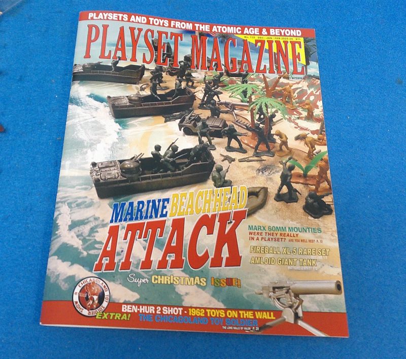 Playset Magazine #135 Marine Beachhead, mounties set + more