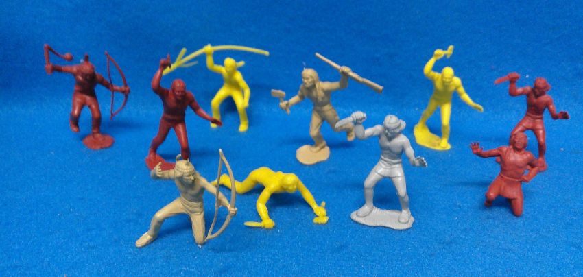 Marx 1950's Fort Apache 60mm Indians 