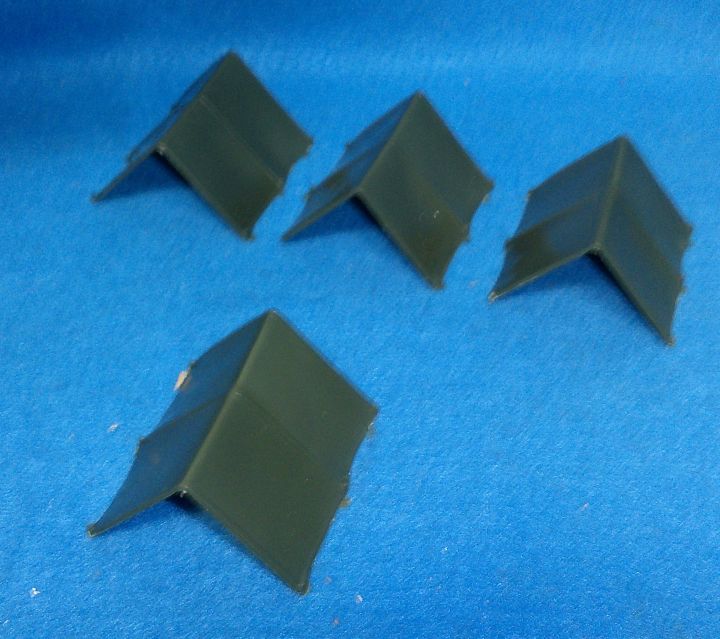 MXR767B Marx Reissue U.S. 20th Cent. Pup Tents x 4 (45-54MM) 