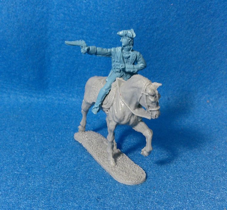 LOD/BARZSO mounted George Washington character with horse, 54mm